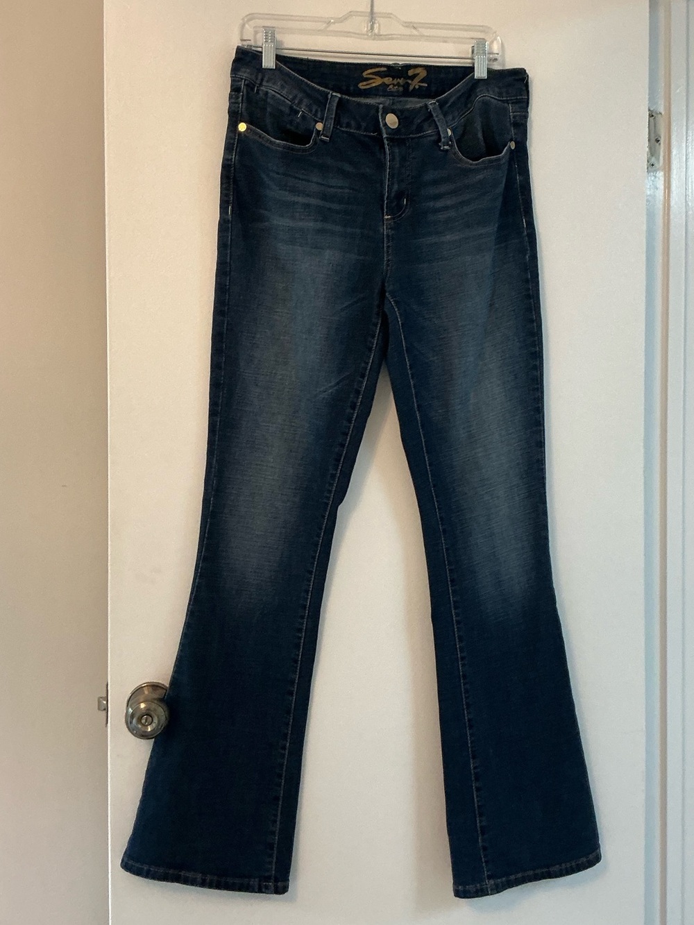 Seven7 denim micro flare jeans 12